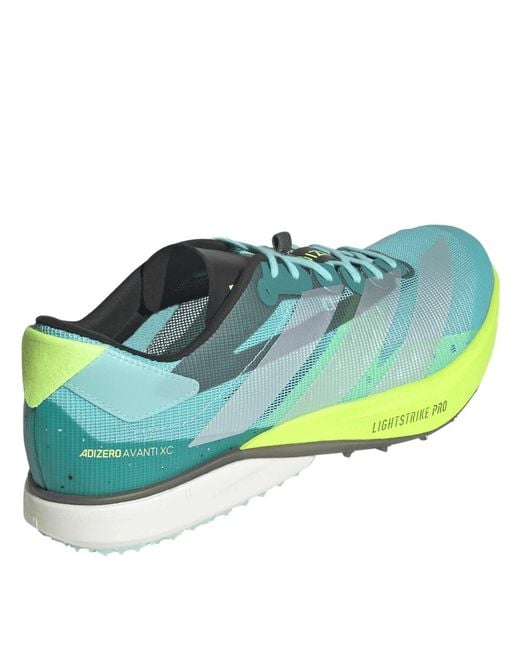 Adidas Green Adizero Avanti Xc Trail Running Shoes for men