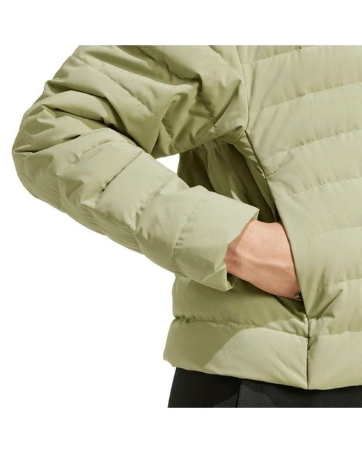 Adidas Green Helionic Light Down Jacket
