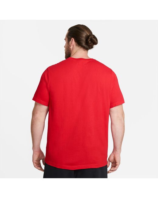 Nike Red Club T-Shirt for men