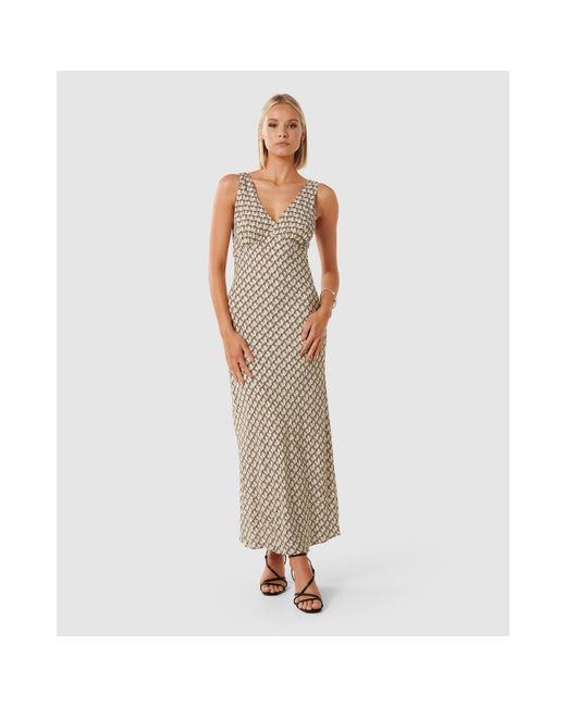 Forever New Multicolor Lorna Sleeveless Casa Midi Dress