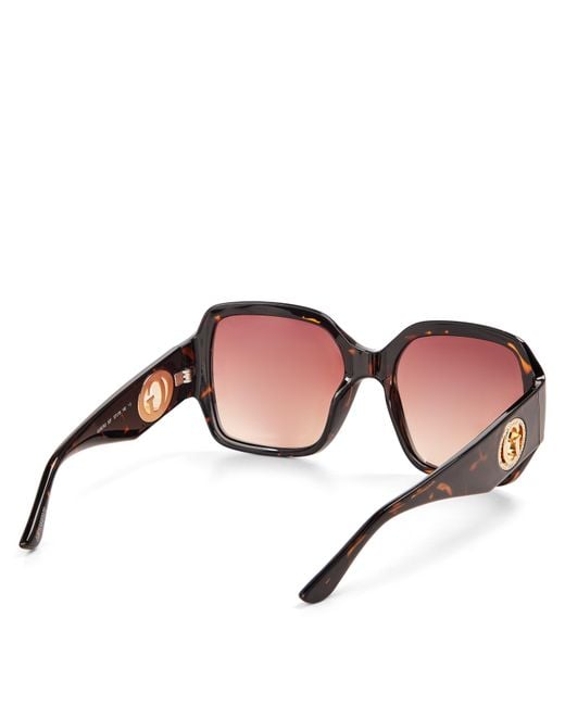 Guess Brown Square Sunglasses