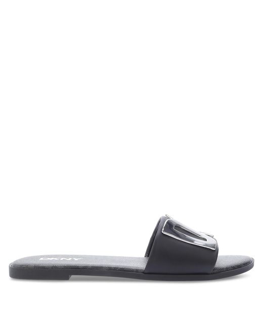 DKNY Blue Wanda 2 Flat Sliders