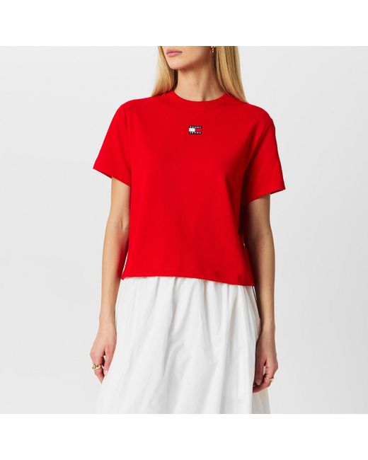 Tommy Hilfiger Red Logo T-Shirt