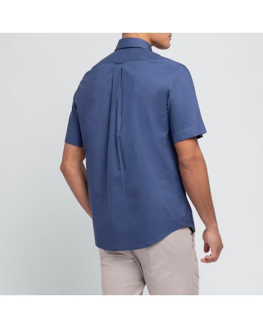 Eden Park Blue Plain Blouse for men