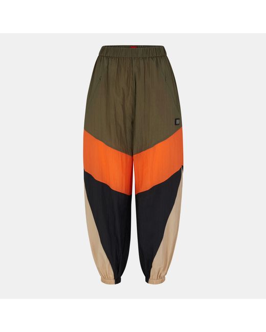 HUGO Green Hailka Straight Leg Trouser
