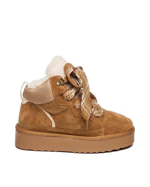 Steve Madden Brown Paci Chunky Trainers