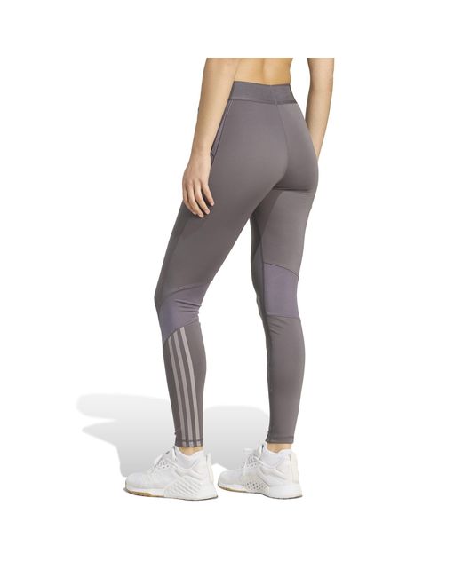 Adidas Gray Performance Gym Leggings