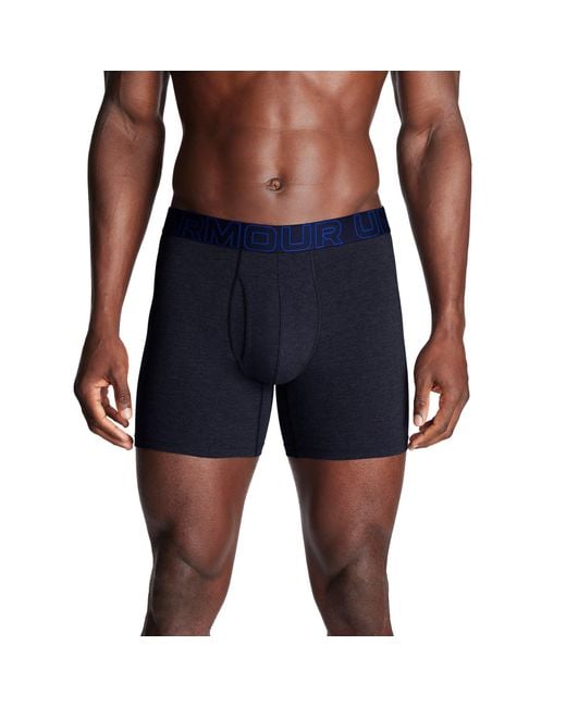 Under Armour Blue Logo Boxers 3-Pack for men