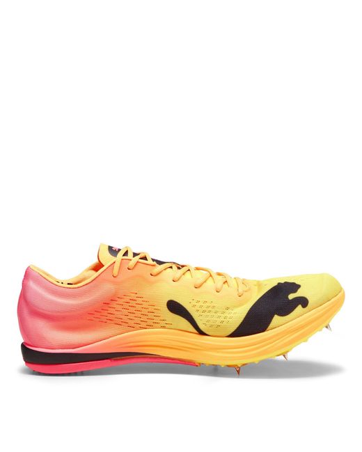 PUMA Yellow Evospeed Long Distance Track Running Spikes for men