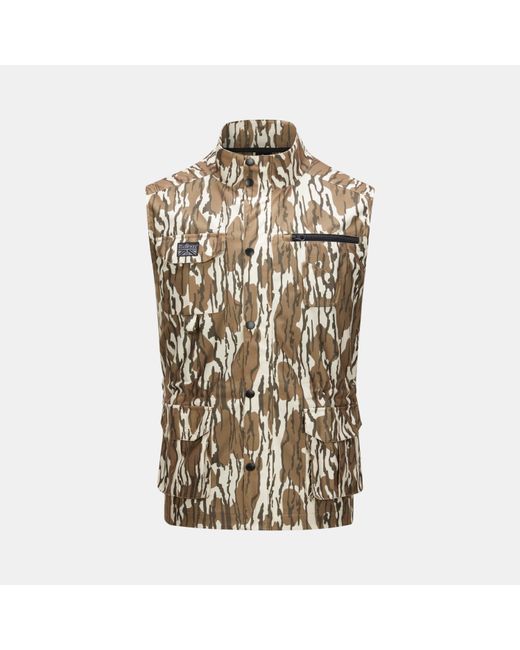 Diem Natural Camo Multi Pocket Dwr Performance Training Gilet for men