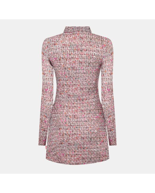 DIESEL Pink D-Polyna Mini Dress