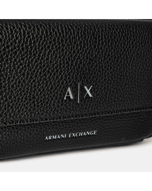 ARMANI EXCHANGE Black Messenger Camera Bag