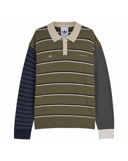Adidas Green 007 Long Sleeve Top for men