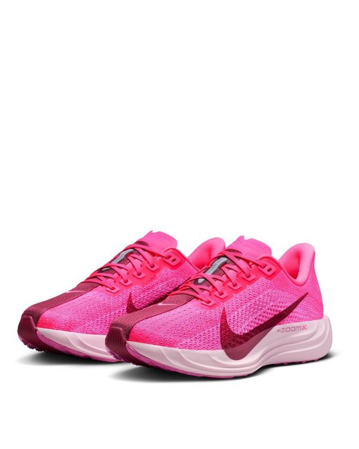 Nike Pink Pegasus Plus Running Shoes