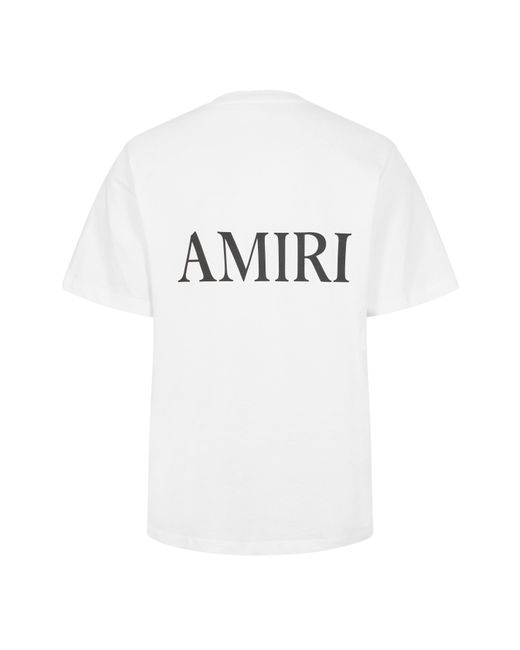 Amiri White Printed T-Shirt for men