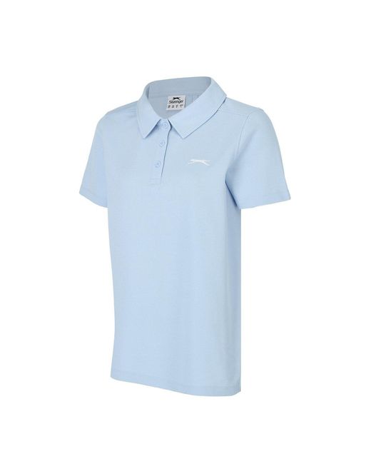Slazenger 1881 Blue Pique Polo