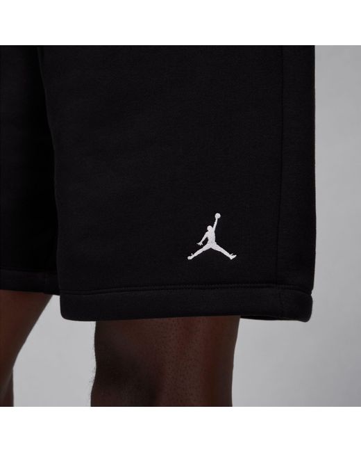 Nike Gray Aj Brooklyn Fleece Shorts for men