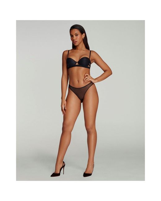 Agent Provocateur Black Lucky Strapless Underwired Bra