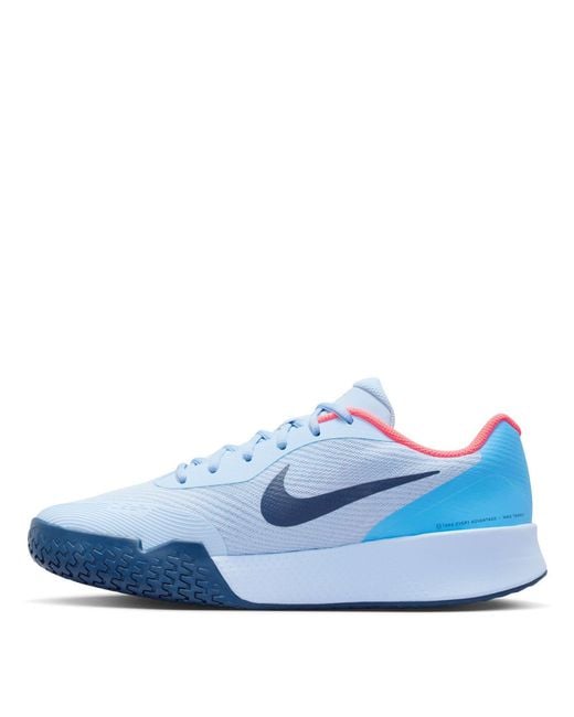 Nike Blue Vapor Lite 3 Hard Court Tennis Shoes for men