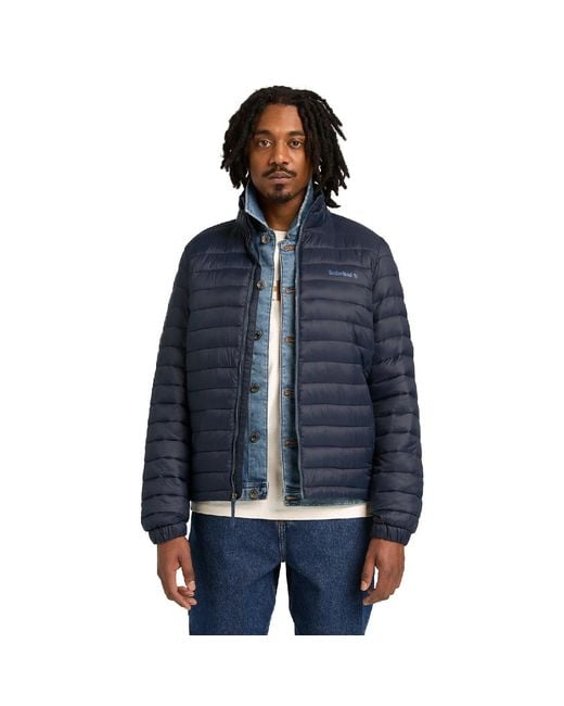 Timberland Blue Kennebec River Tree Logo Short Slee for men