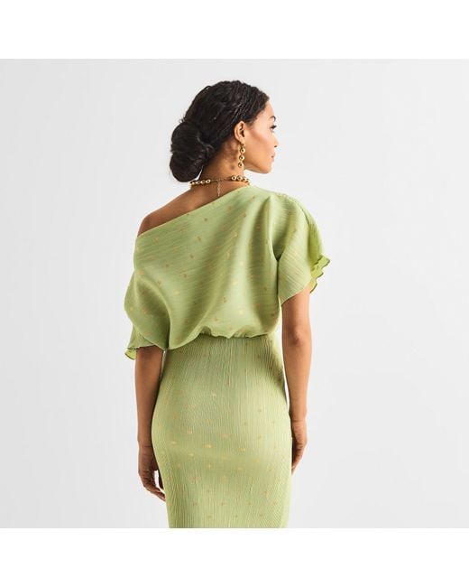 Never Fully Dressed Green Tilly Maxi Dress