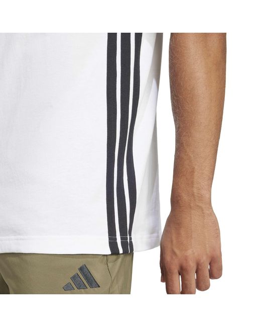 Adidas White T-Shirt for men