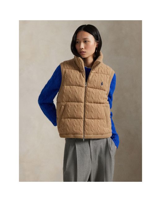 Polo Ralph Lauren Natural Knitted Gilet