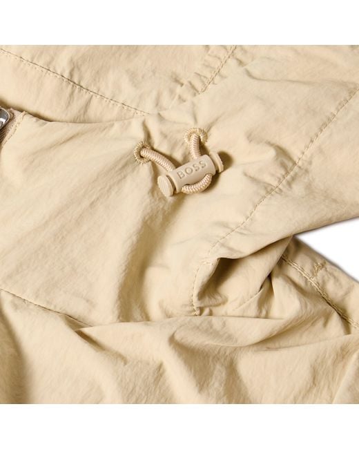 Boss Natural C-Cinder Rain Anorak for men