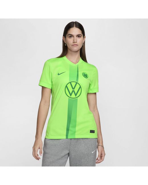 Nike Green Wolfsburg Home Shirt 2024 2025