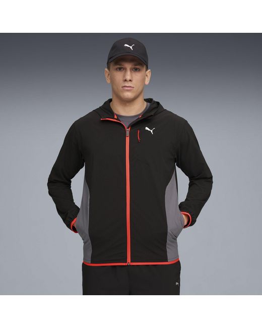 PUMA Black Flex Woven Tracksuit for men