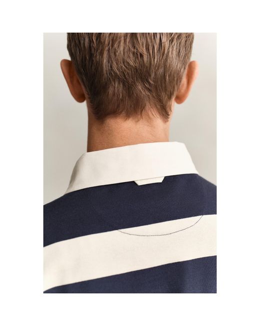 Gant Blue Rugby Polo Shirt for men