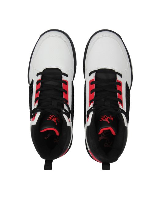Rise Of Dawn White Reverse Basketball Trainers for men