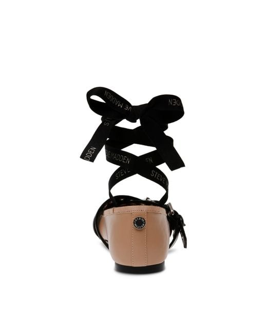 Steve Madden Black Baylen Flat Slippers
