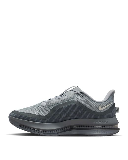 Nike Gray Pegasus Premium 41S Running Shoes for men