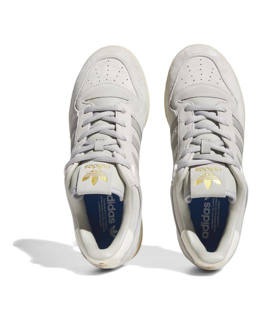 Adidas Originals Gray Rivalry Low-Top Trainers for men
