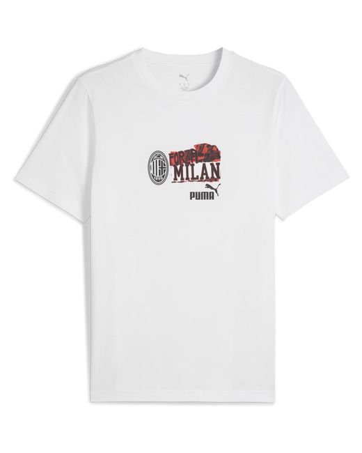 PUMA White Ac Milan Ftblnrgy T-Shirt for men