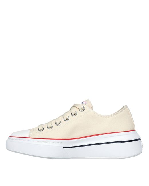 Skechers White Cordova Low-Top Trainers