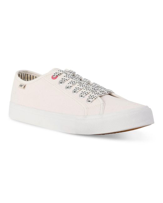 Regatta White Marine Canvas Trainers