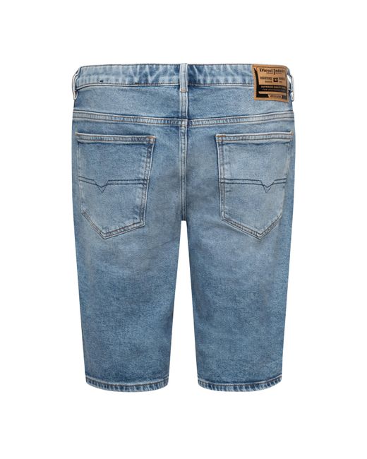 DIESEL Blue Slim-Short Calzoncini Denim Shorts for men