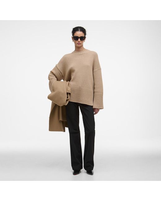Barbour Brown Sophia Crew Neck Jumper