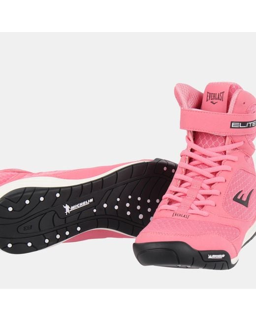 Everlast Pink Pro Elite Boxing Boots for men