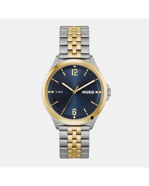 HUGO Metallic Suit Watch for men