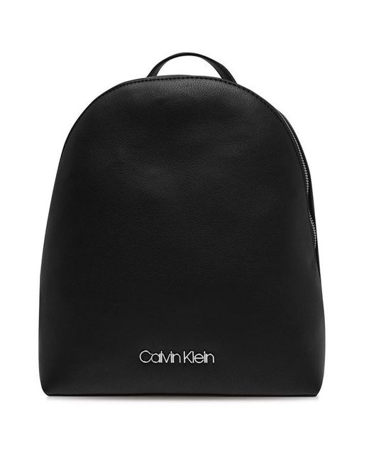 Calvin Klein Black Rounded Backpack