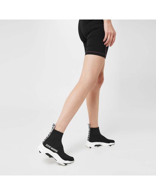 Steve Madden Black Mastery Trainers