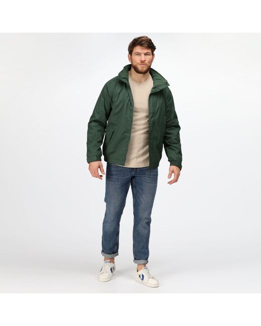 Regatta Green Dover Fleece Lined Waterproof Insulated Bomb for men