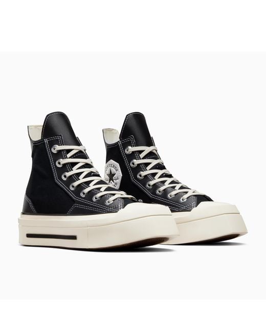 Converse Black Adults Chuck 70 De Luxe Squared High-Top Trainers