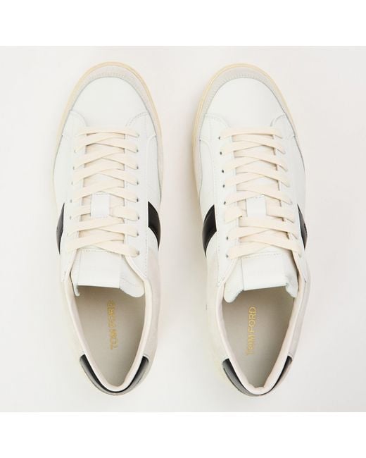 Tom Ford White Low-Top Trainers for men