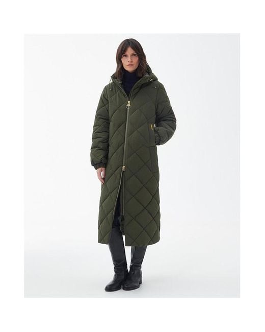 Barbour Green Mosswood Quilted Jacket