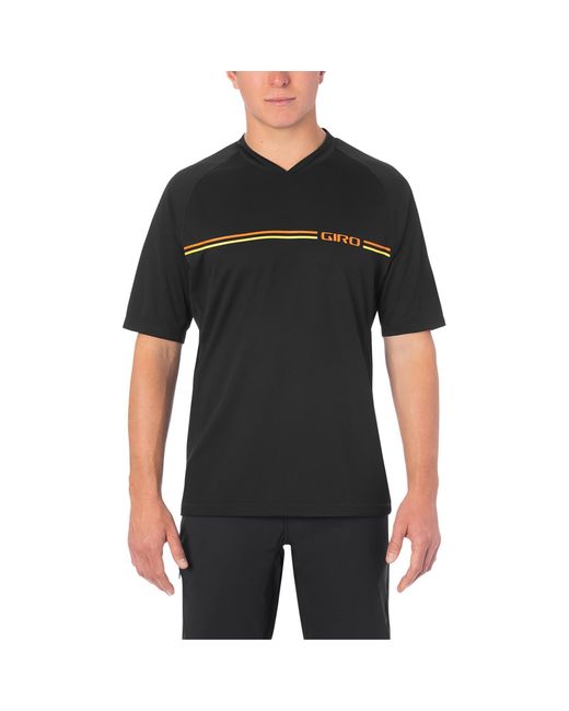 Giro Black Xar Short Sleeve Mtb Jersey for men