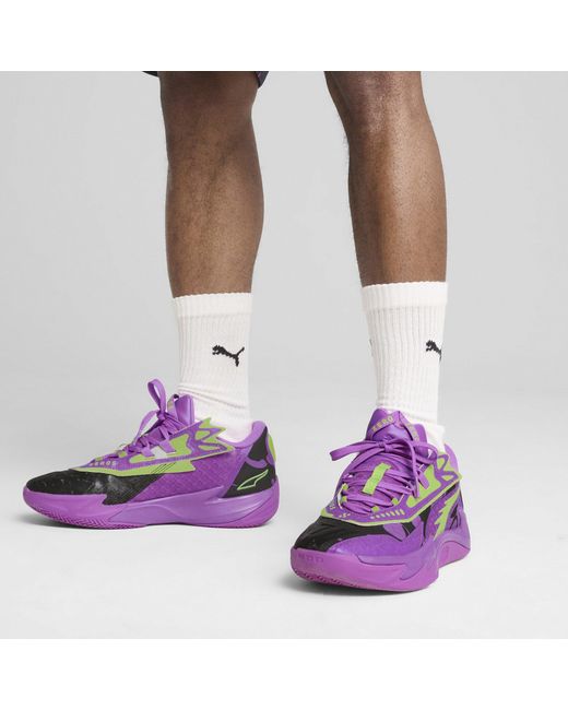 PUMA Purple Scoot Zeros Ii Lab Basketball Trainers for men
